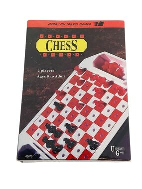 🦋 University Games Travel Chess Set